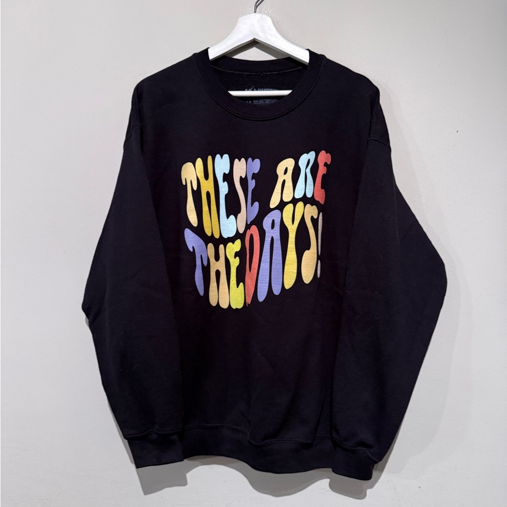 Lauren Daigle Crewneck Sweatshirt These Are The Days Black Women L Black Casual